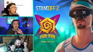 ВСЕ РЕАКЦИИ ЮТУБЕРОВ НА ОБНОВУ Fun&Sun в Standoff 2