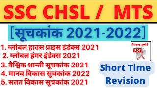 सूचकांक 2021-22 || SSC CHSL INDEX 2021-22 || SSC MTS REPORT 2021-22