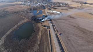 Fire in Norway Iowa 5 Fire Departments Respond Long Untrimmed RAW