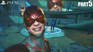 SUICIDE SQUAD KILL THE JUSTICE LEAGUE PS5 Walkthrough Gameplay Part 5 - THE EVIL FLASH BOSS FIGHT