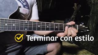 TERMINA TUS ALABANZAS CON ESTILO - TUTORIAL GUITARRA