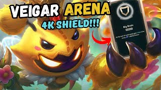 BIG BRAIN TIME 4K Shields with VEIGAR in ARENA 2v2v2v2 MODE