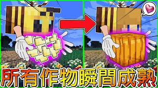 Minecraft＿冠冠生存EP39:超高效率的"全作物"農田！找超多幫手讓作物瞬間成熟啦！！！【1.18原味生存S2】