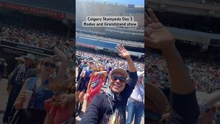 Calgary Stampede Day 2 Solo Travel Experience Rodeo and Grandstand show. #shorts #calgarystampede