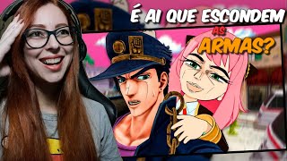 Reagindo a Anya Forger conhece Jotaro Kujo de JoJo's Bizarre Adventure no Spy x Family Vr