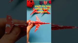 making color full airplane with paper