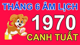 Tử Vi Tuổi Canh Tuất 1970 Trong tháng 6 năm 2024 âm lịch Giáp Thìn | Triệu Phú Tử Vi