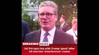 Desitdown News UK PM says ties with Trump ‘good’ after US election ‘interference #desitdown #news