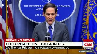 CDC announcement about the Ebola in the U.S