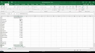 Computing Value at Risk Using Excel