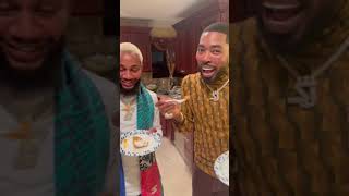 Shane Justin and Greg(gsuwoo) Authentic Reaction to my: (Vegan Sweet Potato Cream Cheese Pie) 🥧