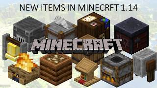 Minecraft - New items in v1.14