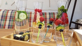 Infused Water - drei Rezepte für das gesunde Wasser mit Geschmack