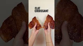 Have you tried the viral flat croissant? #shorts  #asmr #croissant