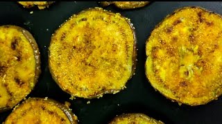 Crispy Brinjal fry |कुरकुरीत वांग्याचे काप Bainganfry #maharashtrianrecipes #shorts