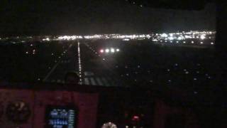 Bonanza Night Flight from Linden to Philadelphia International