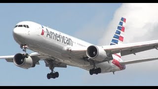 American Airlines (New Livery) 767-300 Landing at Chicago O'Hare