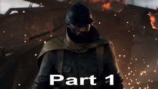 BATTLEFIELD 1 Walkthrough Gameplay Part 1 - Survive (PS4)