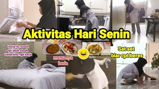 Gercep!!! nyuci sprei cuci wc,nyapu,nyuci karpet lanjut masak | aktivitas tkw arab sat set beresss..