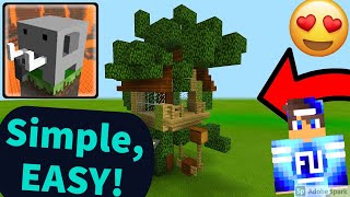 Craftsman |How to Make a TREEHOUSE in Craftsman! ⭐️Build a SIMPLE AND EASY TREEHOUSE for Craftsman!!