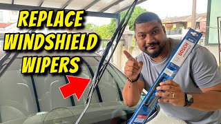 HOW TO Replace Windshield Wipers. SIMPLE AND EASY!