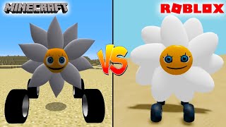 MINECRAFT POPPY PLAYTIME DAISY CAR VS ROBLOX POPPY PLAYTIME DAISY CAR - WHICH IS BETTER?