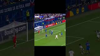 Incredible Bellingham bicycle goal in last minute #shorts  #euro2024  #goal  #bicyclegoal