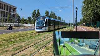 Tramway T10 Clamart-Jardin Parisien - La Croix de Berny Citadis 405 [Cab View]