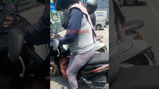 Candid Bumil 6Bulan Masih Aktif Naik Motor Terus