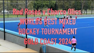 Red Roses v Charco Olics. Worlds best mixed hockey tournament 2024