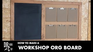 Workshop Organisation Board || How to Make