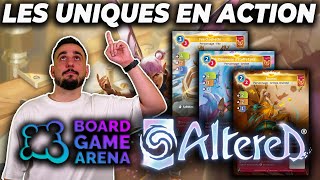 JE TEST MES UNIQUES SUR BOARD GAME ARENA ! DUEL CONTRE LA COMMUNAUTÉ ALTERED !