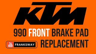 KTM Front brake pads install - KTM 990? #ktm990adventure #ktmbike