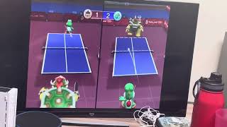 M&S at the Olympic Games Table Tennis (Mario vs Luigi vs Yoshi) + Bowser fails