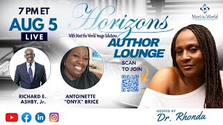 Horizons Author Lounge - Antoinette "Onyx" Brice & Richard E. Ashby, Jr.