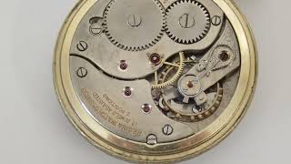 Regina Watch Co. 17 Jewels Pocket Watch