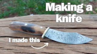 Making A Knife From An Old Sheffield Steel File