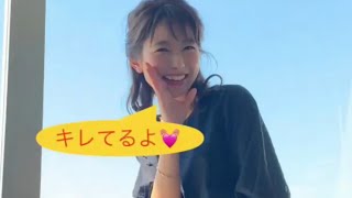 海老原優香アナと鈴木唯アナが筋トレ応援！