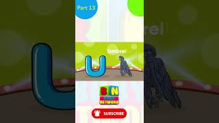 Words start with U Phonics Letter U words for kids Letter for Toddlers Initial Sounds Short vowel U