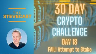 Journey Into Crypto - Day 18 - Failed Attempt to Stake Amp on Flexa!