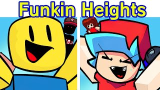 Friday Night Funkin' - Funkin' on the Heights! (CANNED BUILD) | Roblox: Cart Ride/Guest 666 (FNF)