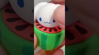 how to make a mini watermelon  Cinnamoroll #sanrio #三麗鷗 #cute #kuromi #kawaii #mymelody #craft #diy