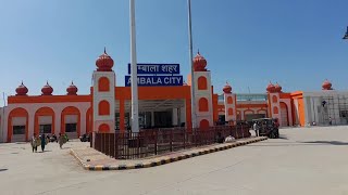 Announcement Of Amritsar Express In Ambala City Railway station | 11057) Amritsar Expres Announcemt