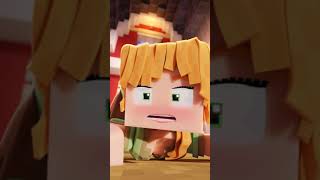 Minecraft Zombie Girl Falling2 - minecraft animation #shorts