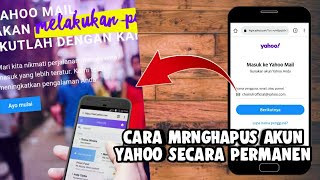 Menghapus akun Yahoo secara permanen terbaru 2022