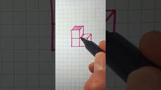 How to Draw 3d  Heart Easy ❤ | Share it With Your Love One #heart #shorts, #draw, #easy