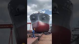 Super magnificent ship launching