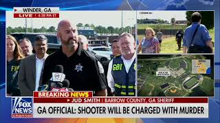 Barrett County Sheriff Jud Smith chokes up at news conference