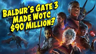 Baldur's Gate 3 Made WoTC $90 Million?