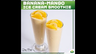 Banana-Mango Ice Cream Smoothie